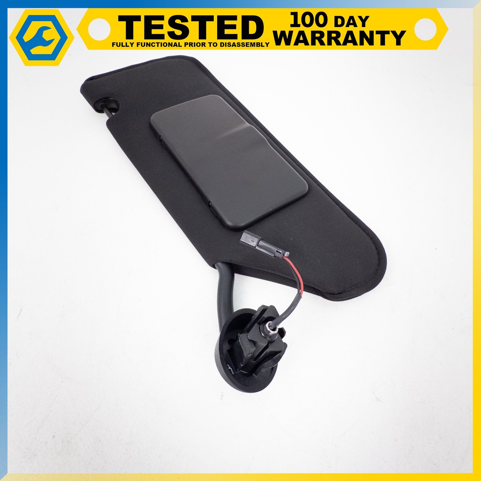 05-13 CHEVROLET CORVETTE C6 FRONT LEFT RIGHT SUN VISOR SHADE MIRROR LIGHT SET OE