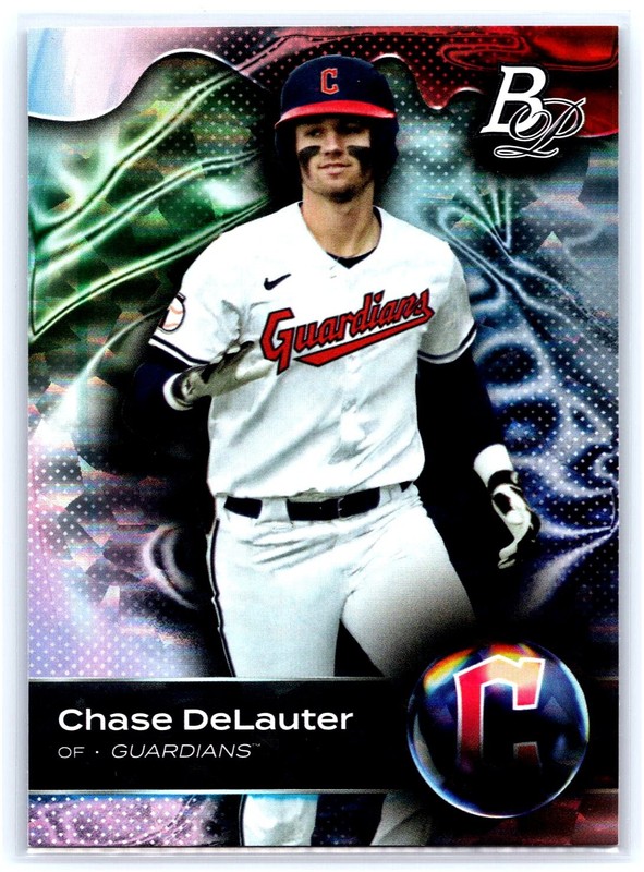 2023 Bowman Platinum CHASE DELAUTER #TOP-90 Ice Foil