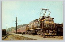 Virginian Railway 132 Rectifier Electric Locomotive Postcard 1957 NRHS Special