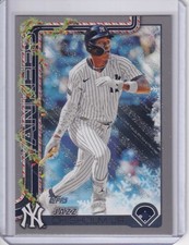 2025 Topps Holiday - Jazz Chisholm JR. #H176 Holiday Silver Glitter - NY Yankees