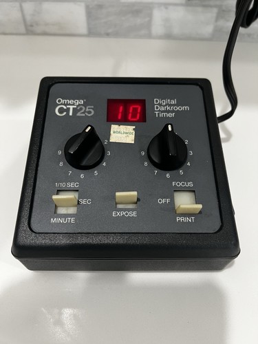 Omega CT25 Digital Darkroom Enlarger Timer - Very Good Condition, Tested Vintage