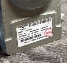 Dodge Tigear 17Q30L56SP 30:1 Worm Gear Reducer 859 lb-in 1750 RPM thumbnail 3