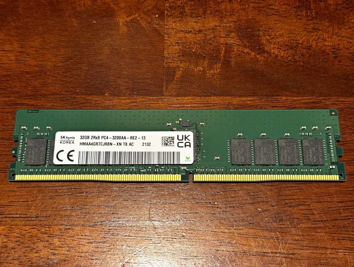 PC4-25600 (DDR4-3200) Bus Speed Computer RAM 32 GB Capacity per