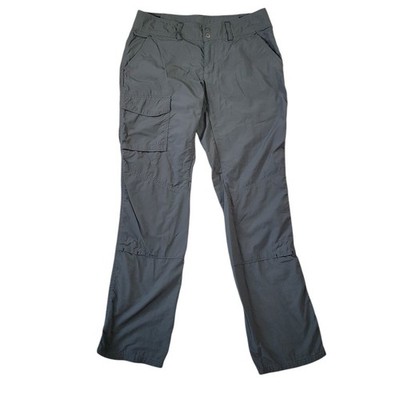 Columbia Silver Ridge Gray Cargo Pants Women s Hiking Gorpcore EUC 4S
