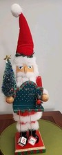 Vintage Countdown To Christmas Santa Nutcrack...