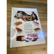 Curtiss Candy Baby Ruth Vintage Print Ad Ephemera Art