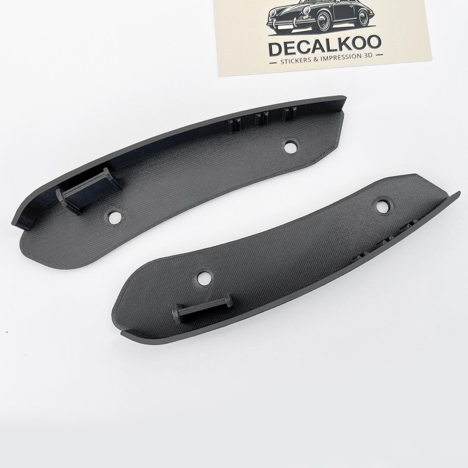 Kit de 2 embouts de baguette latérale Porsche 924 pour réfection de carrosserie