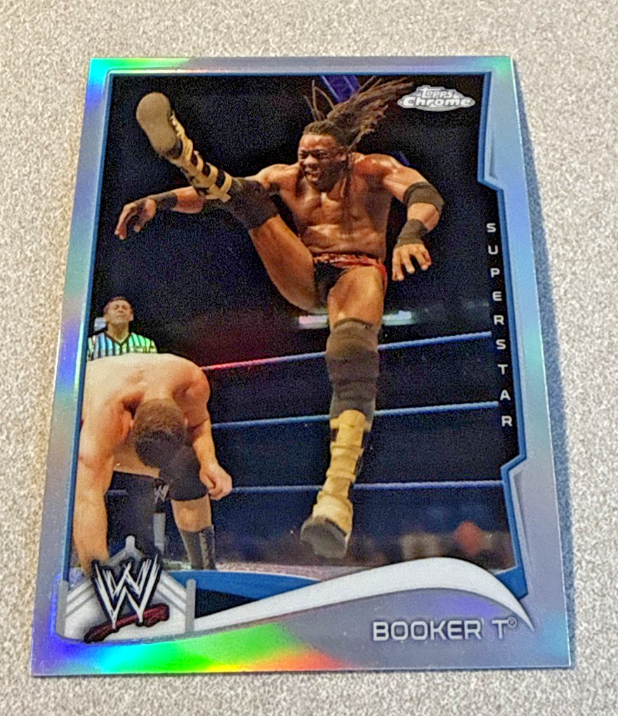 2014 Topps Chrome WWE Refractor #59 Booker T