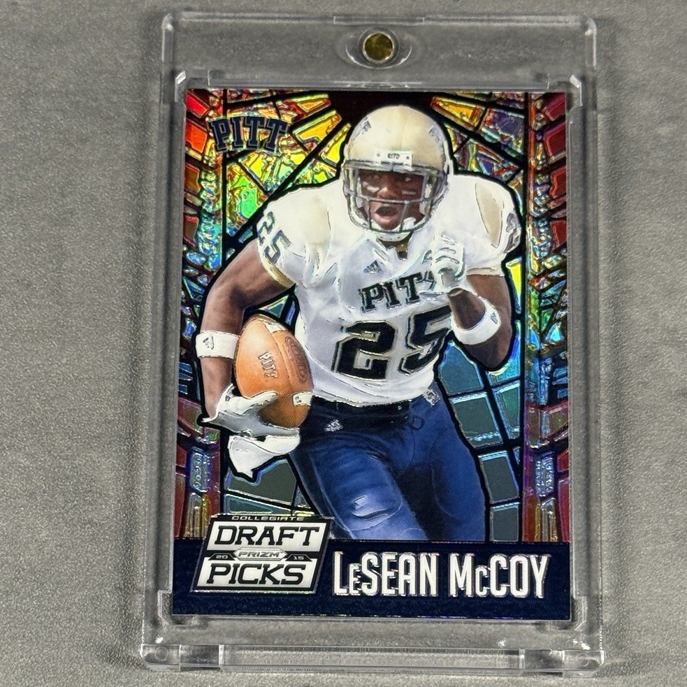 2015 Panini Prizm Collegiate Draft Picks LeSean McCoy #31 Stained