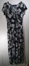 Women's Floral Large Kranda Short Sleeve V-Neck Dress