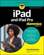 Image of IPAD AND IPAD PRO FOR DUMMIES BY Paul Mcfedries PAPERBACK **NEW**