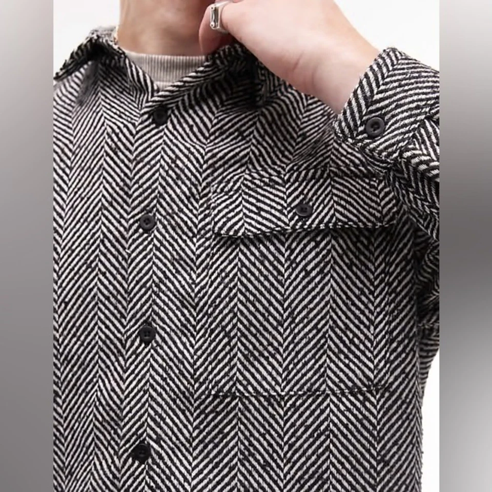 Cazadora de punto pesado Topshop talla XL Foto 3 de 4