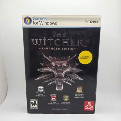 The Witcher Enhanced Edition PC DVD CD Projekt Atari Games for Windows Complete