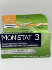 MONISTAT 3 Day Antifungal Treatment Combination Pack 5g each + 9g Ex 05/27