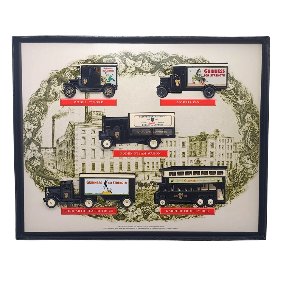 Guinness 1999 Lledo Diecast Vehicle Collection Set w/ Art Print Limited Edition - Image 4 of 4
