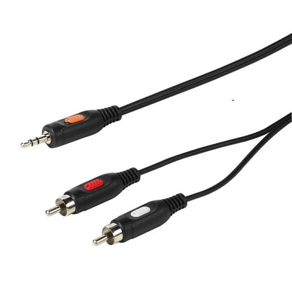 Аудиокабель VIVANCO 2x Cinch-Stecker 509-N 15м schwarz 41030 1906832 2290₽