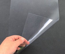 5pcs Clear PVC Plastic Sheet Film A4 0.2mm 210mm 297mm B6D