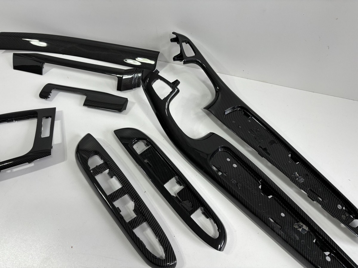 BMW E46 Coupe Interior Trim Kit Set CARBON LHD | eBay