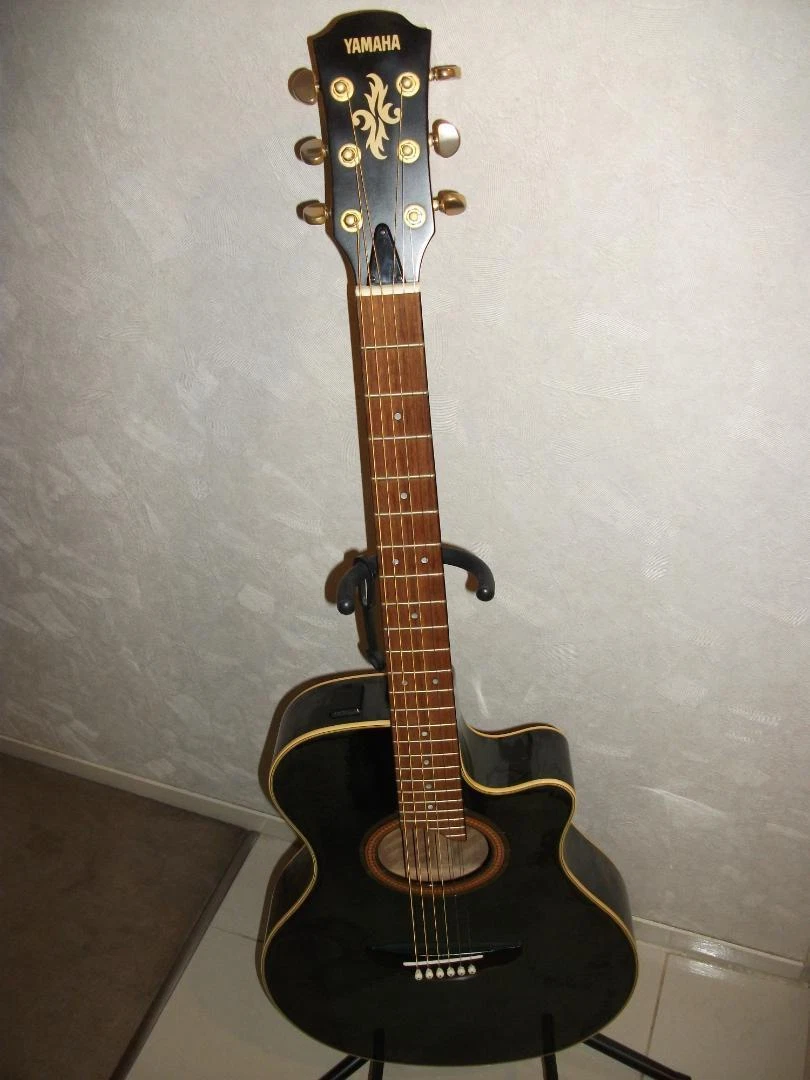 Electric Acoustic Guitar Yamaha APX-6A Dark Green Color | eBay