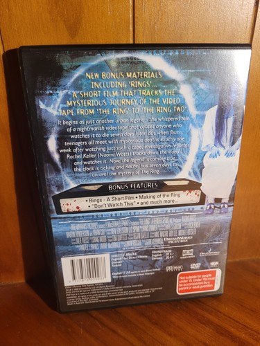 Ring, The (Collector's Edition, DVD, 2002) Region 4 VGC (Free Postage) - Picture 2 of 3