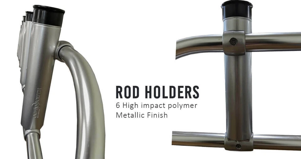 Clamp on Fishing Rod Holder/Rocket Launcher 6 Rod Holders - Max width 1.9m - image 3 of 4