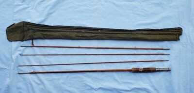 Vintage 4 PC Southbend 57 - 8-1/2 Bamboo Fly Fishing Rod | eBay