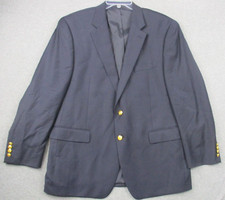 LAUREN RALPH LAUREN Sport Jacket Wool 44R Blue Blazer