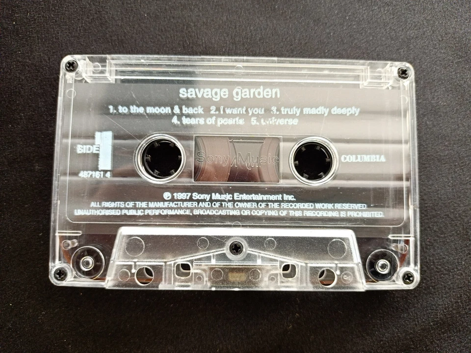 Savage Garden : Savage Garden ( Debut ) Cassette Tapes - Image 4 of 4