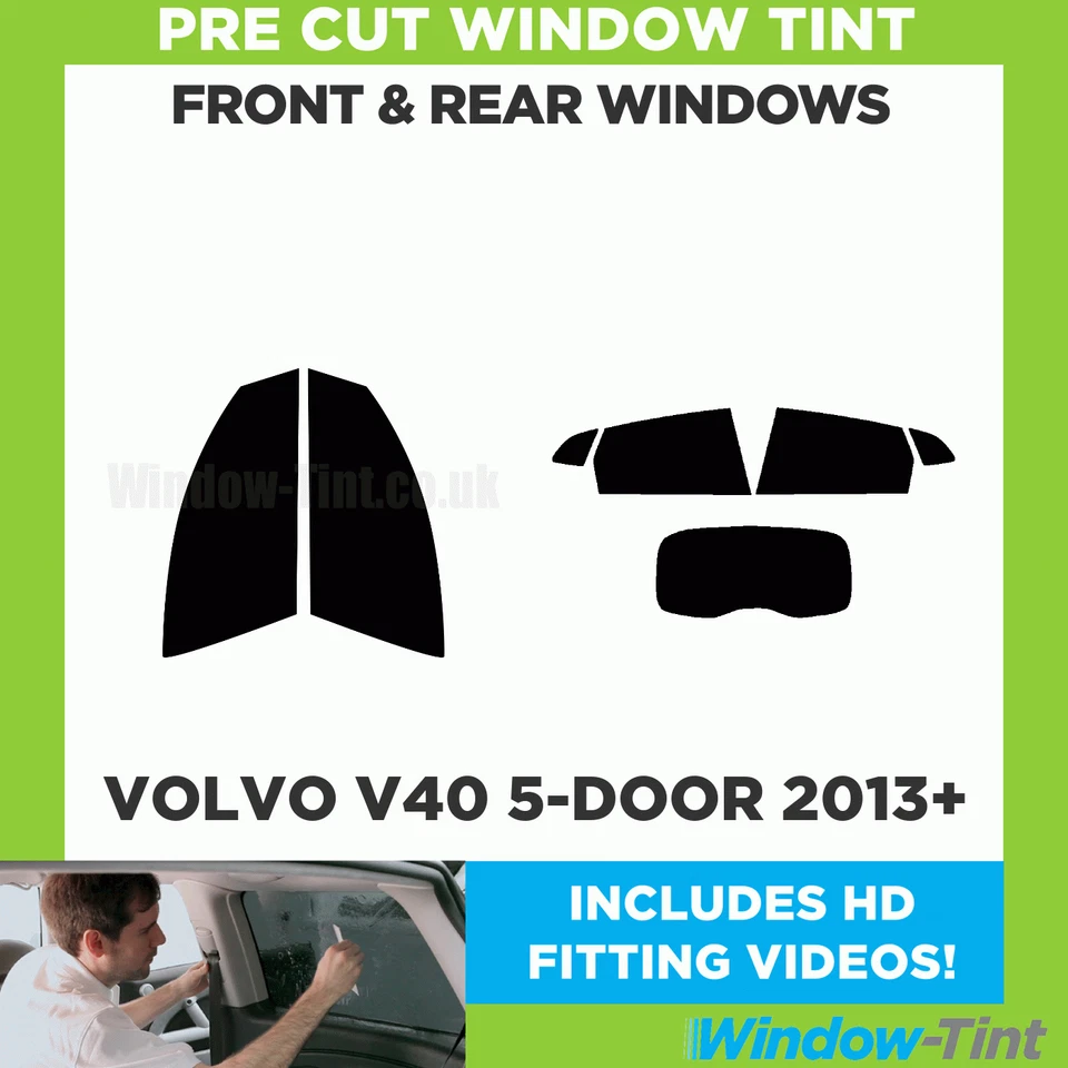 Kit completo de tinte para ventana precorte para Volvo V40 2013+ 5 puertas película delantera y trasera para automóvil Foto 2 de 4