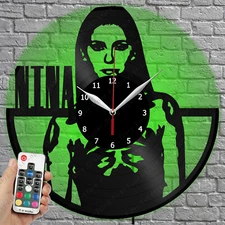 LED Clock Nina Dobrev Vinyl Record Wall Clock Led Light Wall Clock 4749