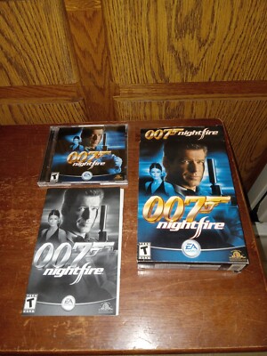 007: NightFire 2-Disc PC Big Box Game 2002 EA Sports COMPLETE! with Manual 