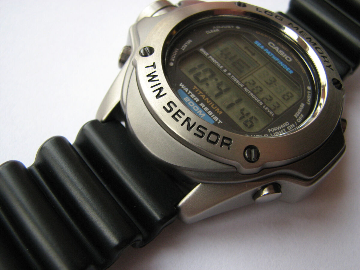 NEW RARE NOS CASIO 🔴 SPF-100 Sea Pathfinder LCD Digital NEW RARE NOS CASIO 🔴 SPF-100 Sea Pathfinder LCD Digital