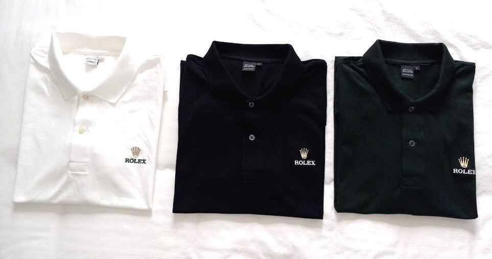 *** Rolex Rolex Retail Dealer Embroidered AD Uniform Polo Shirt 100% Cotton  ***