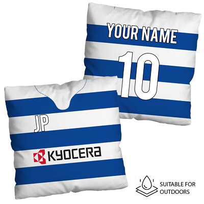 Reading 2006 Home Shirt - Personalised Retro Football Scatter Cushion -Two Sizes