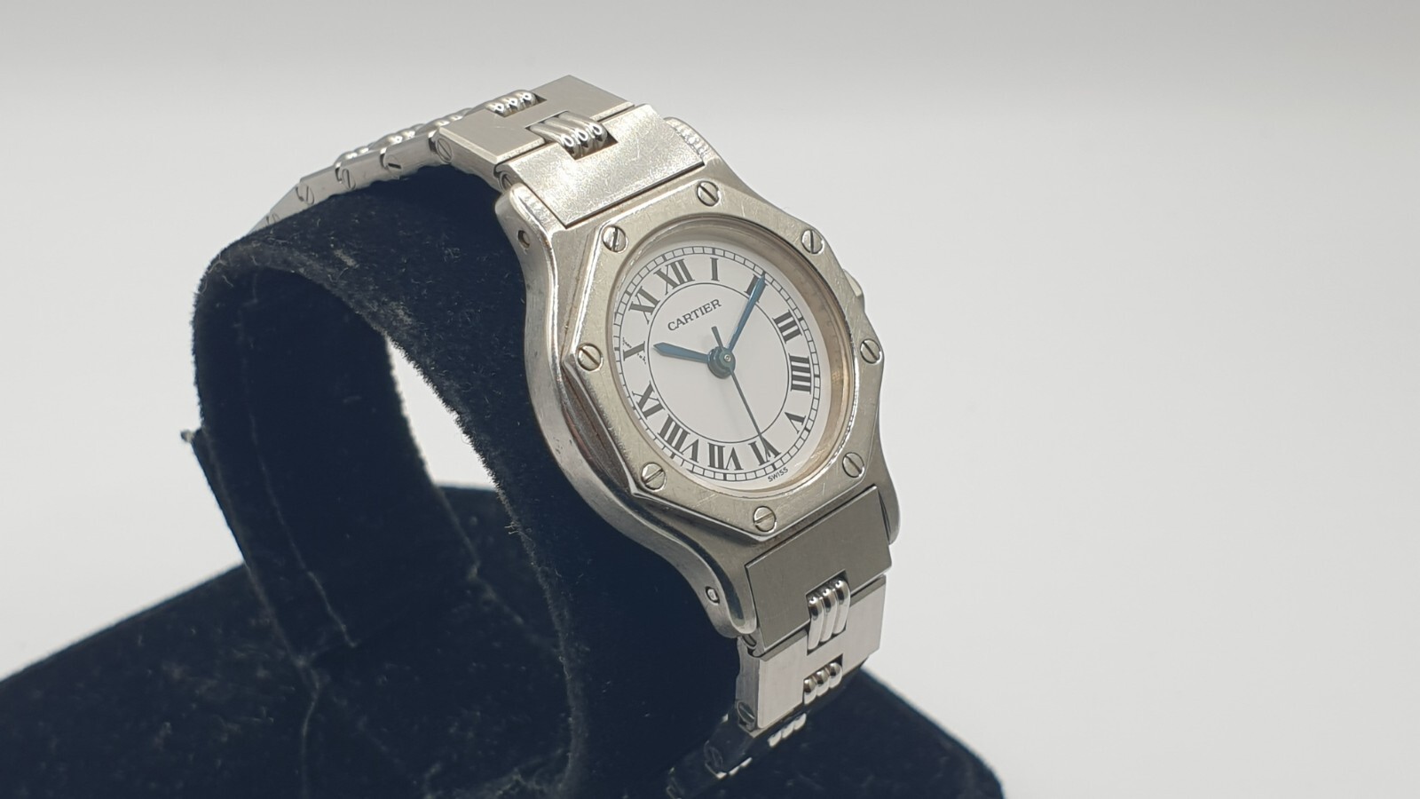 Cartier Santos Octagon 2966 Automatic 30mm Men's Luxury Watch-image