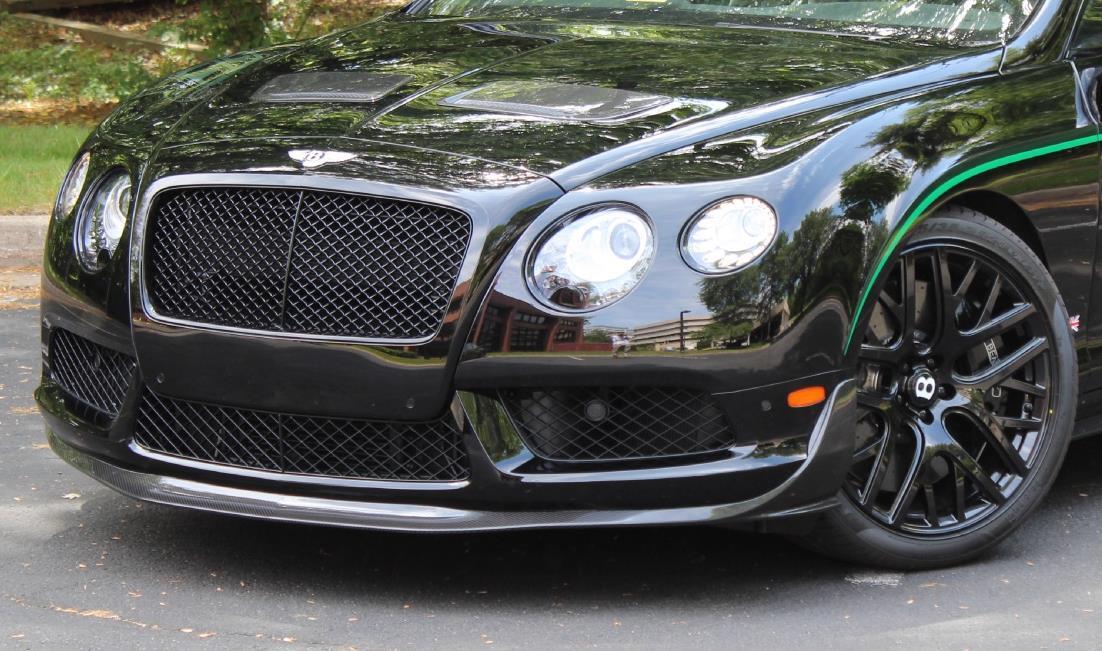 2011-2015 Bentley Continental GT3-R Front Bumper Carbon Fiber Spoiler Lip OEM