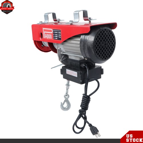 1760 lbs 110V Electric Hoist Crane Winch with 328 ft Wireless Remote Control - Picture 5 of 12