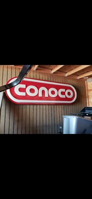 Conoco Gas Station Service Station Light Signs Lot READ 78  Pickup Or Freight