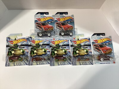 7 Winter Series Hot Wheels Cars