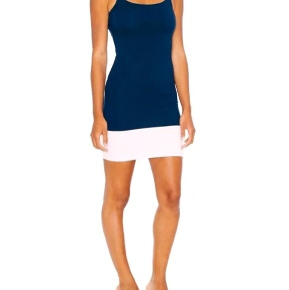 american apparel ponte sleeveless skater dress American apparel