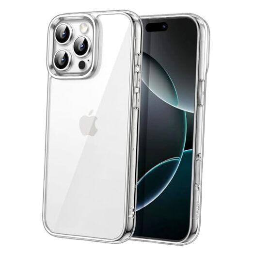 Чехол для iPhone 16 Pro 6,3 дюйма, не пожелтевший ударопрочный бампер для телефона прозрачный