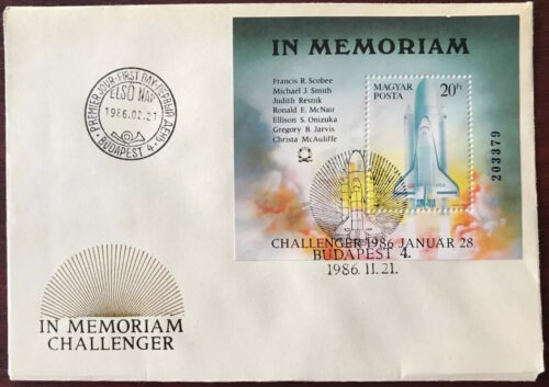 Hungary stamp In Memoriam Challenger Budapest 1986 11 21 FDC Ч271
