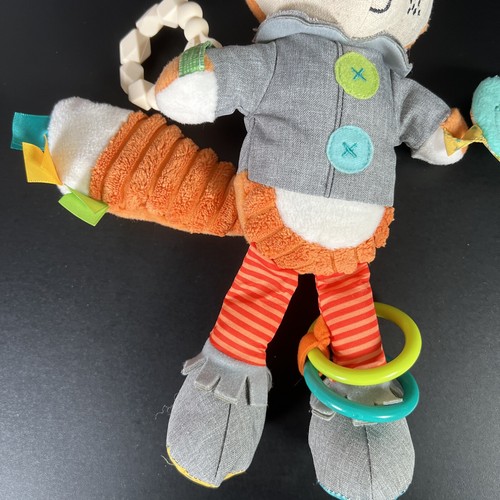 Infantino Fox Playtime Pal Crinkle Rattle Development Play Toy Baby Plush. - Picture 3 of 4