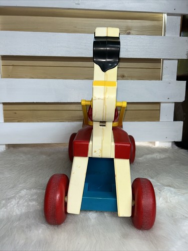 Vintage 1976 Fisher Price Riding Horse Toddler Ride On Plastic Toy Pony - Picture 2 of 7