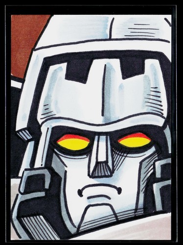 2024 Dynamite Transformers 40th Anniversary 1/1 Artist Auto Sketch Megatron - 第 1/2 張圖片