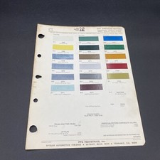 1971 AMC JAVELIN AMX HORNET MATADOR AMBASSADOR GREMLIN PAINT CHIPS DITZLER #16