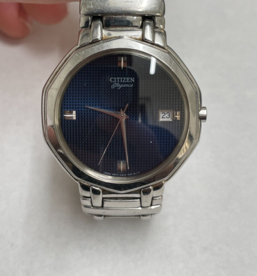 Citizen Elegance Watch 5510-N80181 Blue Dial Date. Parts/Repair