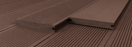 WPC Massiv Terrassendielen Premium Dielen 3m-5m, 5 Farben Komplettbausatz 6-90m² - Bild 33 von 43