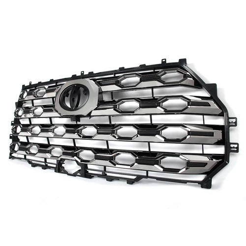 Parrilla de parachoques delantera cromada ahumada apta para Toyota Tundra Platinum 2022-2024 - Imagen 4 de 12