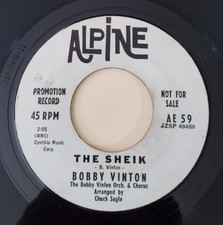 Bobby Vinton THE SHEIK  (PROMO ROCK 45) #59 PLAYS VG++ NO NOISE!